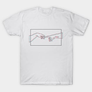 3D Line Creation T-Shirt